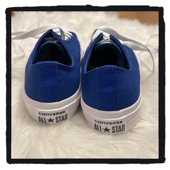 💕NWT Blue Converse Low Top Sneakers💕 - Picture 6 of 9